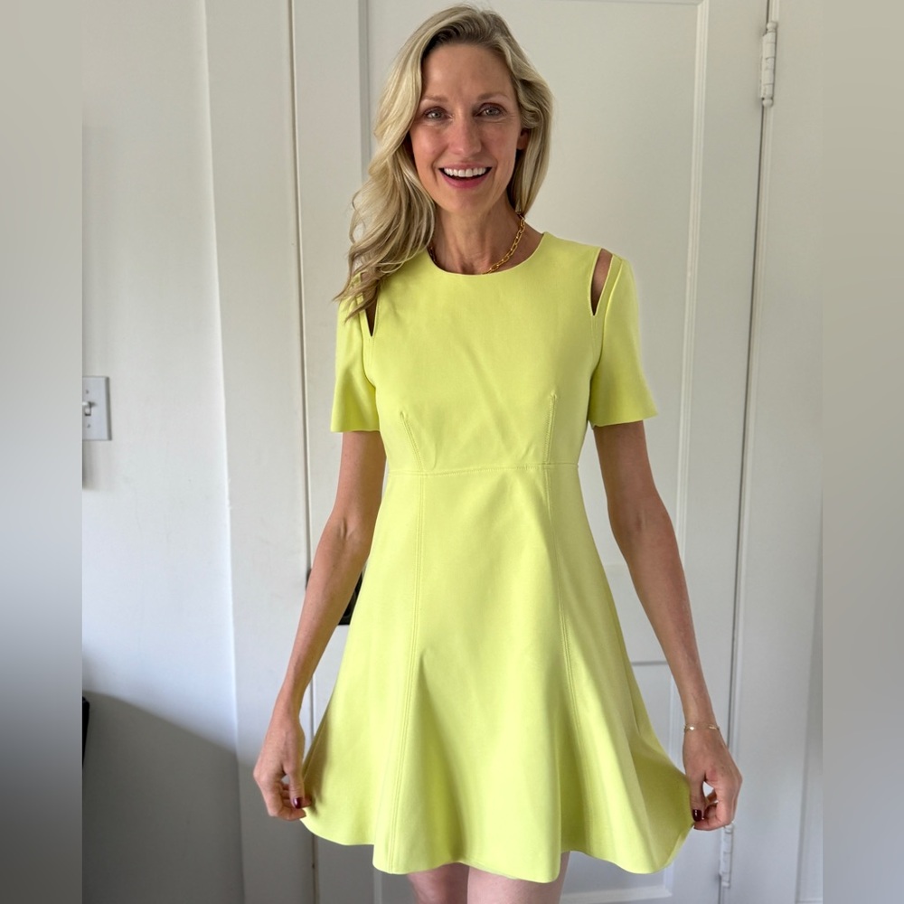 Cinq à Sept Lemon Mini Dress